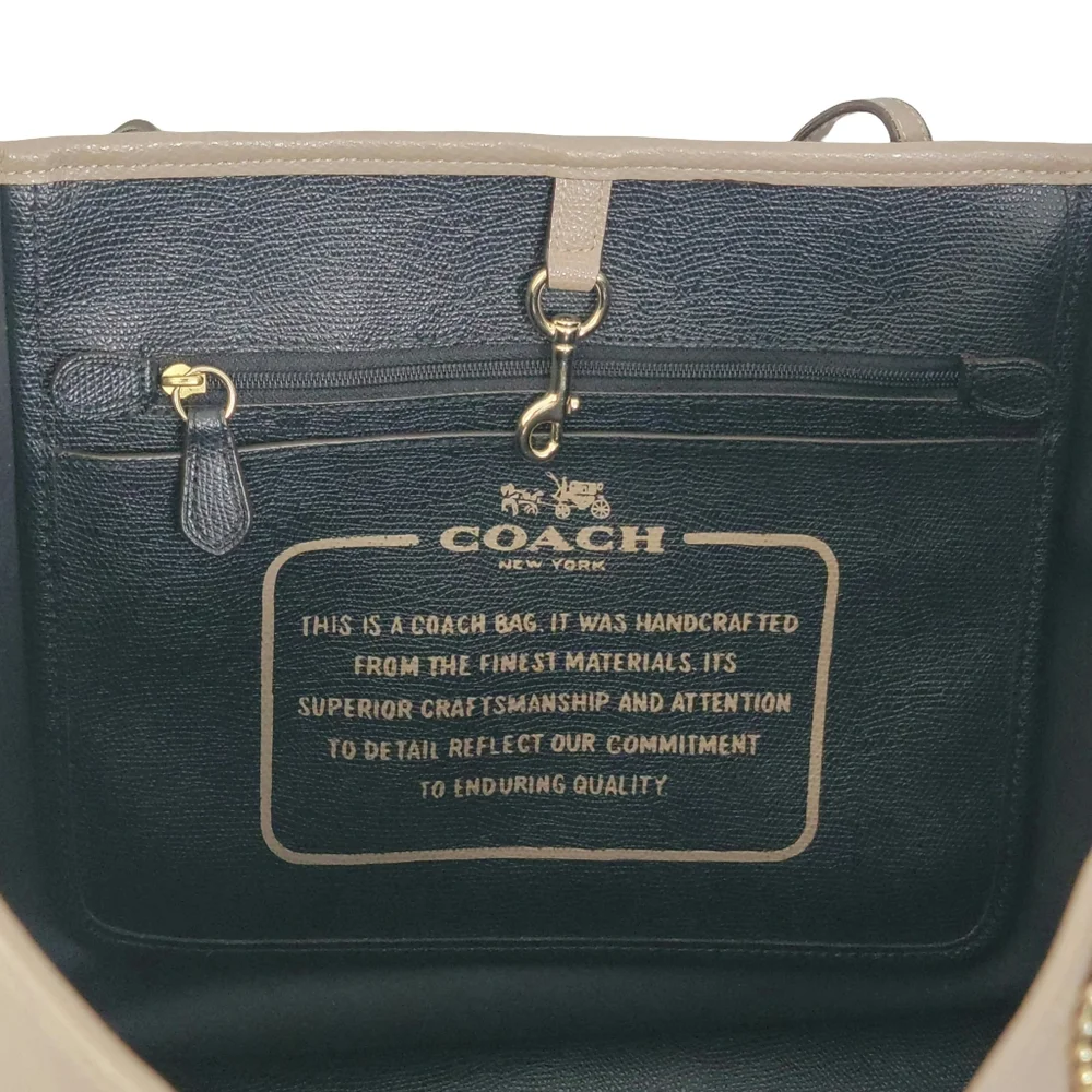 Coach City Tote Stone Gold F37151 - Picture 12 of 16
